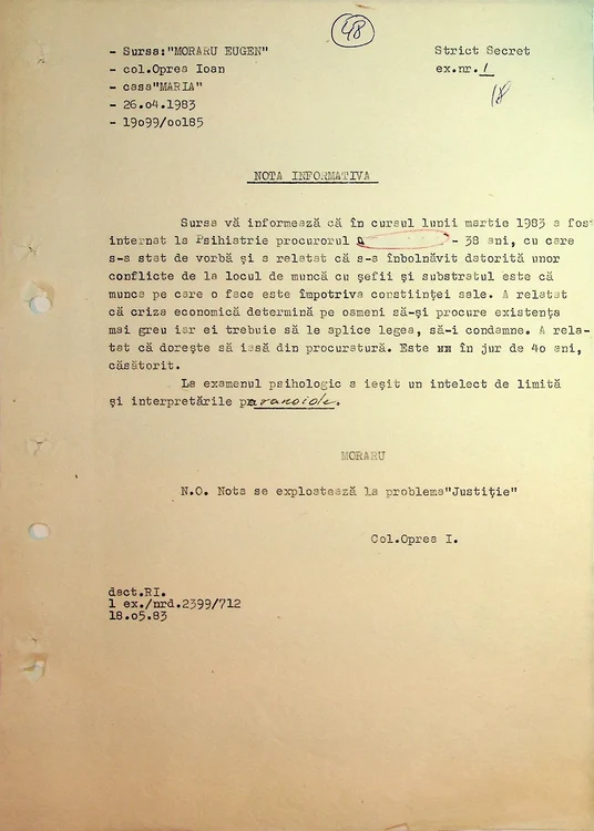 Foto: © Facebook / Consiliul Național pentru Studierea Arhivelor Securității - CNSAS