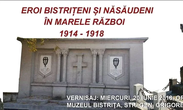 Expoziție: „Eroi bistriţeni şi năsăudeni în Marele Război 1914 1918" jpeg