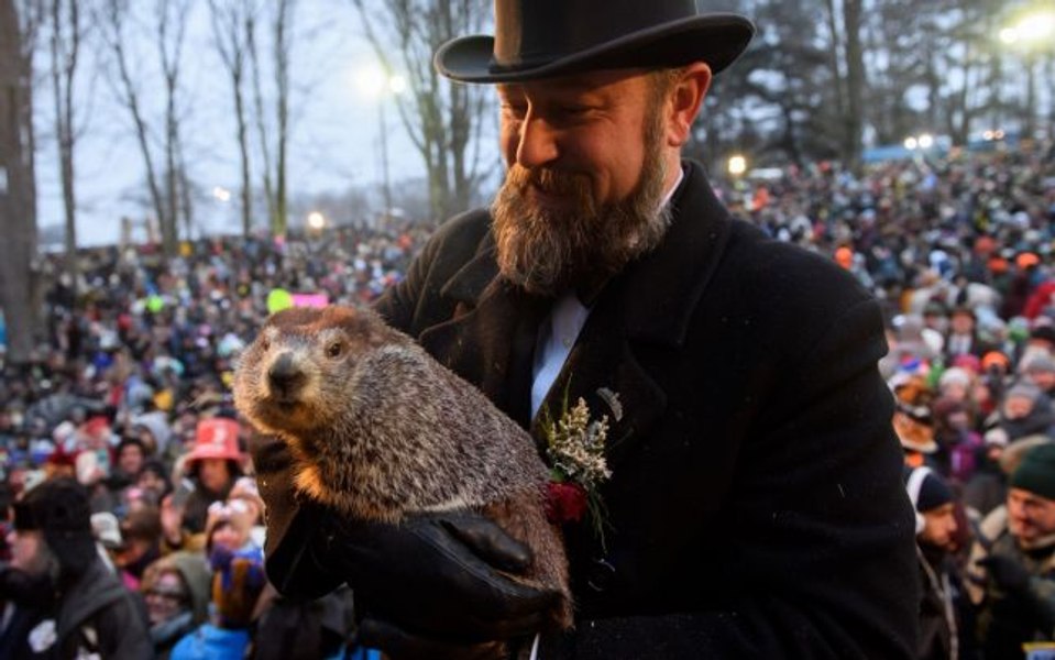 Marmota Phil a prezis o primăvară timpurie | VIDEO 