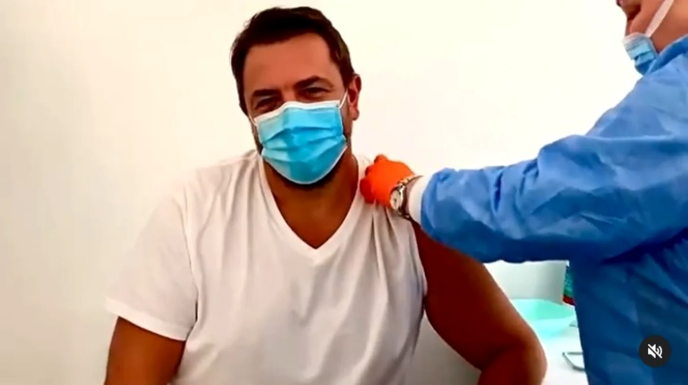 Horia Brenciu s-a vaccinat pe 8 martie. (Foto: Instagram)
