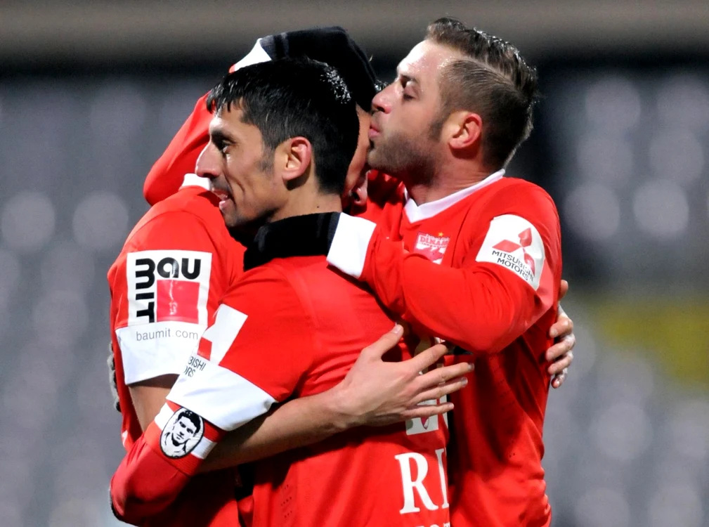 Dinamo a învins-o pe FC Rîşnov în primul amical din această iarnă FOTO Răzvan Păsărică/Rpressport