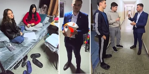 Studenții UPB din Regie forțați să stea în condiții de Ev Mediu din cauza lipsei căldurii și apei Colaj Cosmin Nica