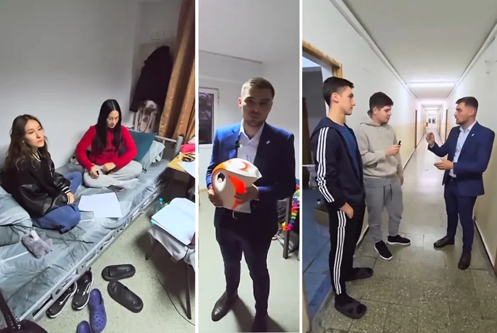 Condiții de Ev Mediu pentru studenții UPB din Regie Colaj capturi video Cosmin Nica