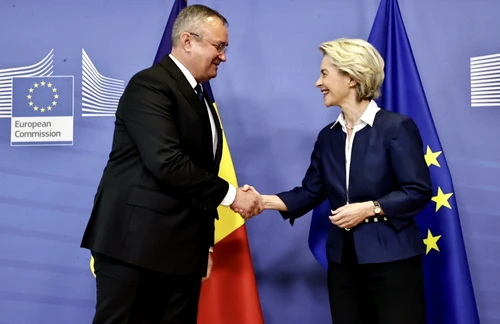 Nicolae Ciucă a discutat cu Ursula von der Leyen FOTO Guvernul României 