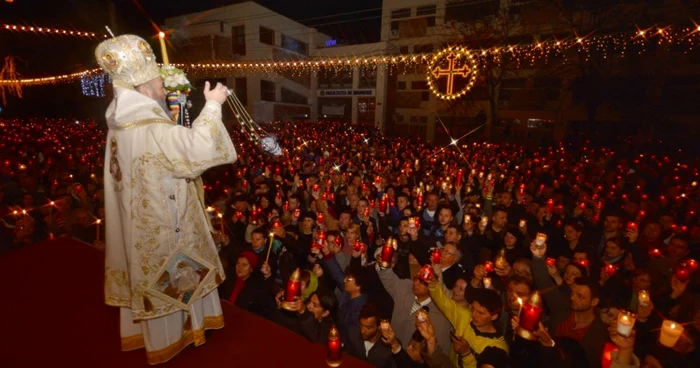 Slujba de Inviere la Catedrala Arhiepiscopala din Galati