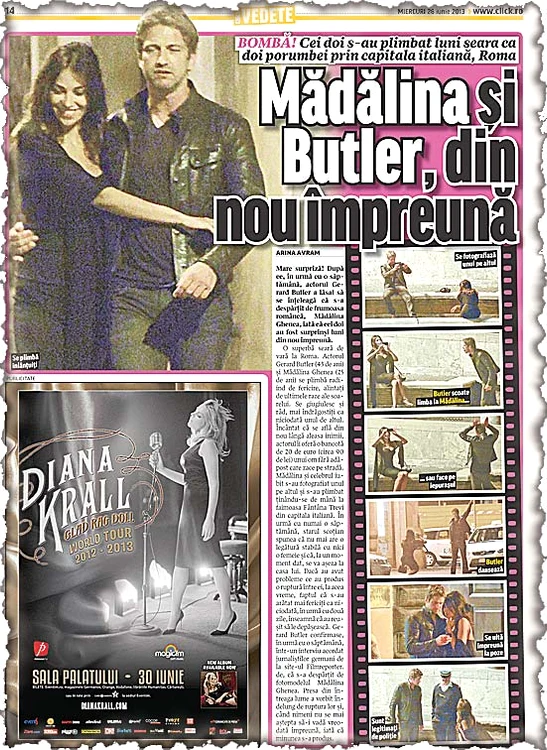 Butler se giugiuleşte cu o  tânără, dând impresia că  este o relaţie serioasă