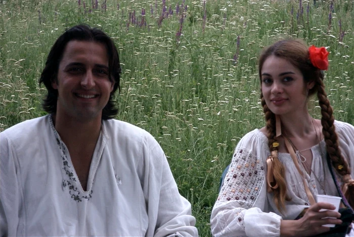 Anemona Niculescu şi Denis Ştefan, în filmul "Păcală se întoarce"