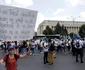 Protestul organizat de sindicaliștii din domeniul educației și susținătorii acestora în Piața Victoriei din București. FOTO Inquam Photos / Octav Ganea