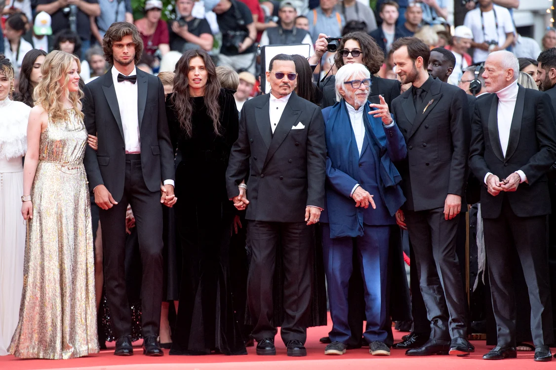 Johnny Depp la Festivalul de Film de la Cannes FOTO AFP