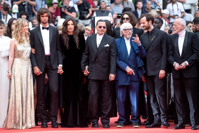Johnny Depp la Festivalul de Film de la Cannes FOTO AFP