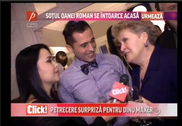 Mama lui Dinu a fost prezentă şi ea la petrecere
