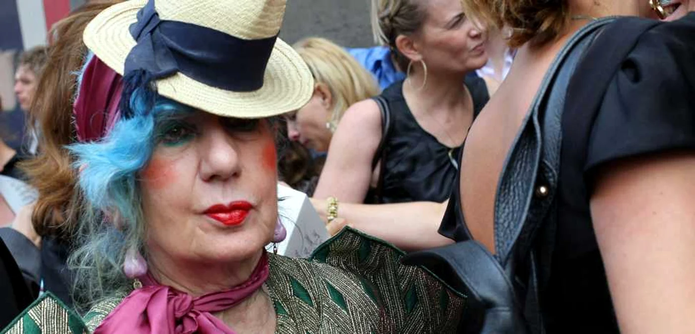 Anna Piaggi - FOTO: Mediafax/AFP