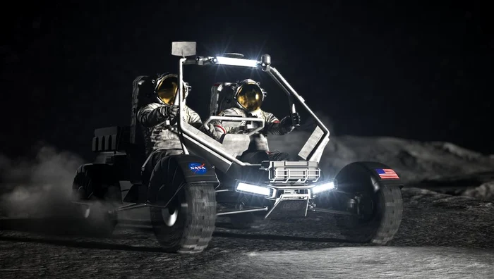 LTV (Lunar Terrain Vehicle) îi va ajuta pe astronauți să se plimbe pe Lună (Foto: NASA)