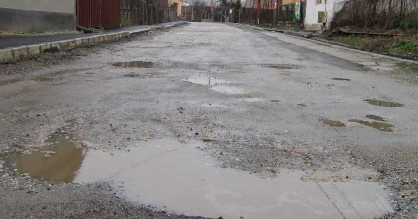 Aşa arată, azi, strada Olarilor, aflată la câteva sute de metri de centru FOTO Olimpia Man