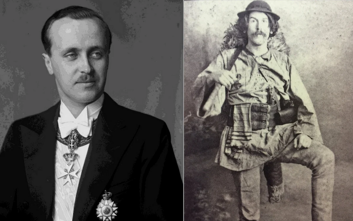 Franz Nopcsa, in jurul anului 1933 și deghizat în cioban. Sursa: Wikipedia. 