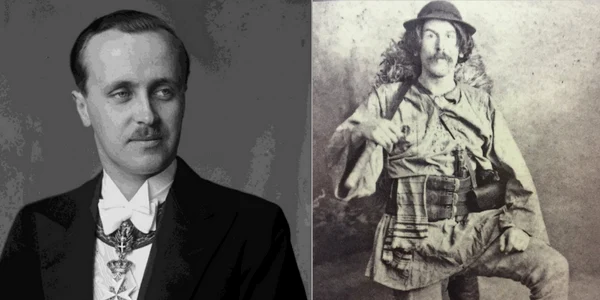 Franz Nopcsa, in jurul anului 1933 și deghizat în cioban. Sursa: Wikipedia. 