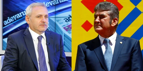 Liviu Dragnea Gabriel Oprea colaj FOTO EDUARD ENEA/DAVID MUNTEAN