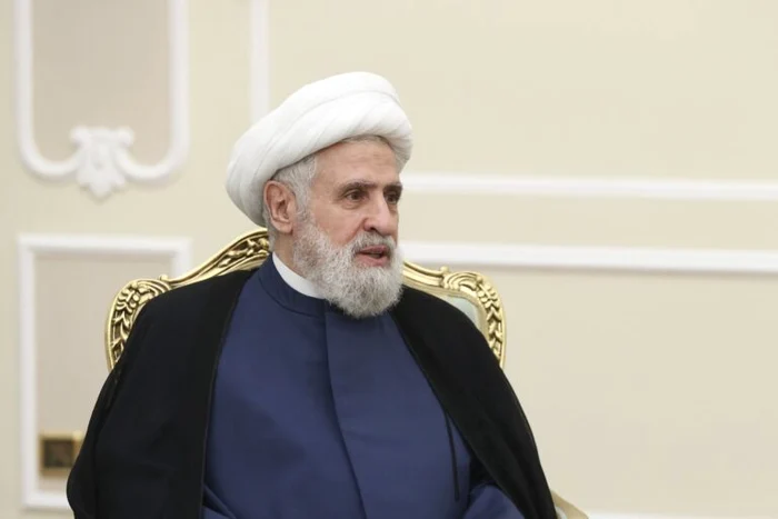 Șeful grupării libaneze Hezbollah, Naim Qassem FOTO: Profimedia