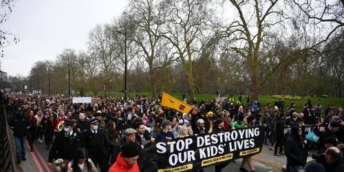 Protest Londra coronavirus FOTO EPA-EFE