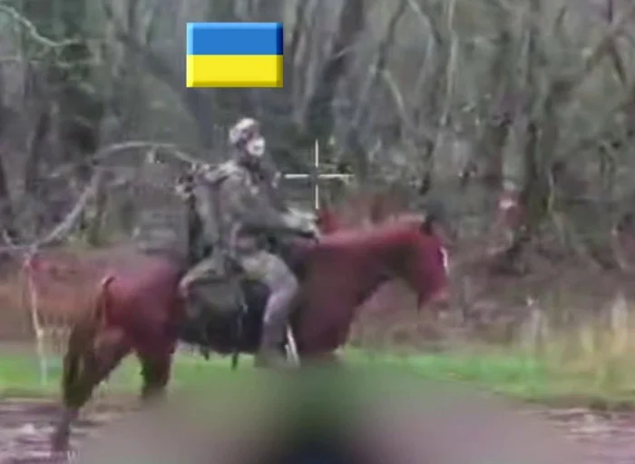 VIDEO Trofee neobișnuite pe front: Ucrainenii au pus mâna pe caii de luptă folosiți de armata rusă