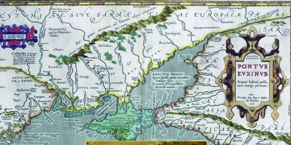 Hartă Marea Neagră FOTO Muzeul de Istorie şi Arheologie Constanţa 