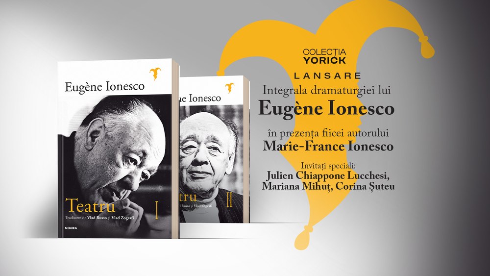 Integrala dramaturgiei lui Eugène Ionesco, publicată la Nemira, va fi lansată în prezența fiicei lui