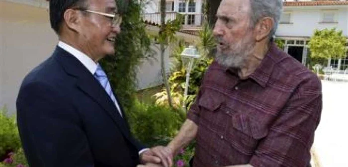Fidel Castro, fotografiat în aer liber