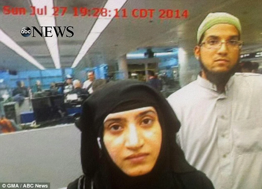 
    Farook şi Malik au ajuns în SUA pe 27 iulie 2014 şi s-au căsătorit civil la o lună dupăFoto: ABC News  
