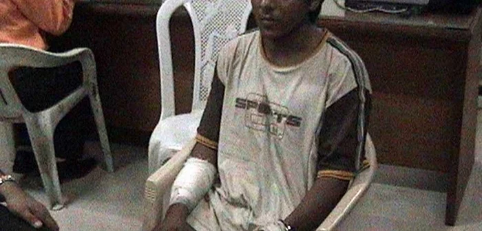 Mohammed Kasab, singurul supravieţuitor dintre autorii atentatului din Bombay Foto Reuters