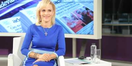 Gabriela Firea la Adevarul Live FOTO eDUARD eNEA