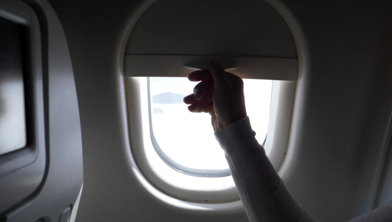 Jaluzelele din avion / Foto: Shutterstock