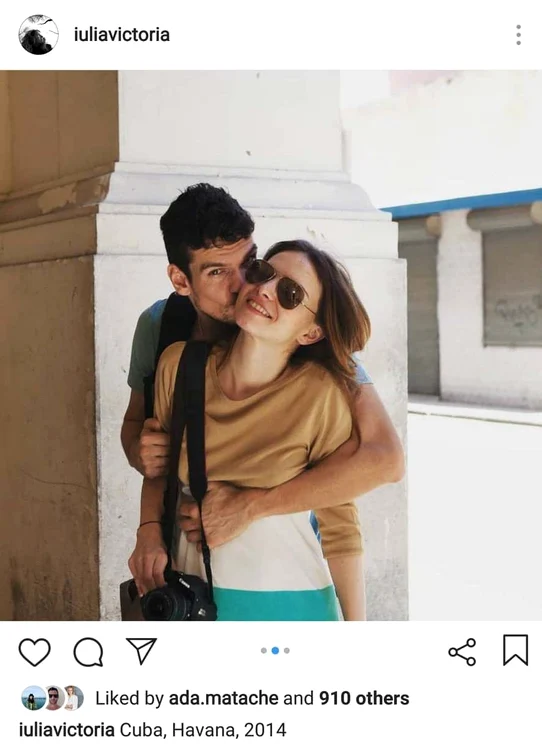 Iulia Mîzgan şi Tudor Chirilă, în vacanţă, în Cuba