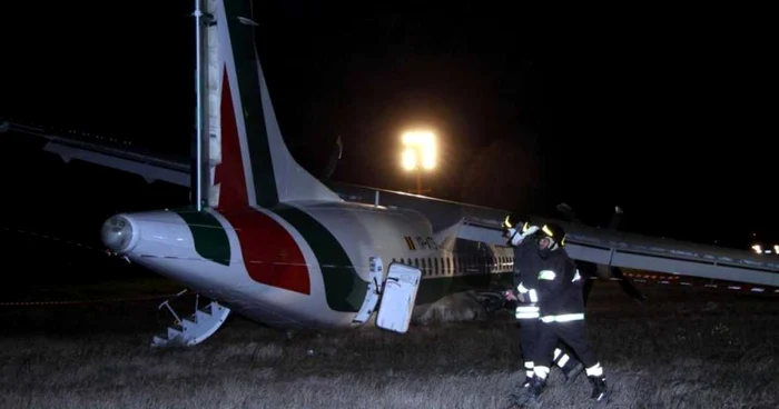 În avionul implicat în accident se aflau 50 de persoane FOTO corriere.it