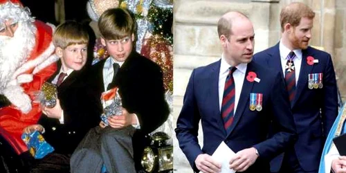 Prinţul William alături de fratele său