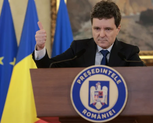 Nicușor Dan susține declarații de presă pe tema sistemului de justiție din România, la Palatul Cotroceni FOTO INQUAM/ George Călin