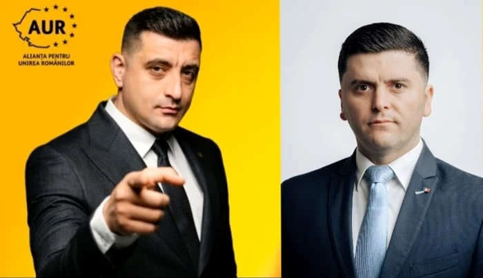 AUR, condus de George Simion, susține candidatul PNL Adrian Cozma Foto: Facebook/ AUR Satu Mare