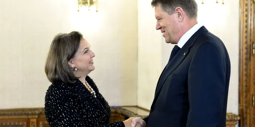 Victoria Nuland la Bucureşti Klaus Iohannis FOTO presidency.ro