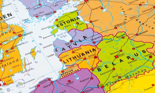 harta tarile baltice estonia lituania letonia bielorusia belarus foto shutterstock