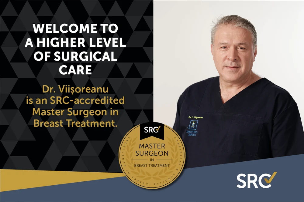 Dr. Cristian Viişoreanu, fondatorul Institutului Sânului, a fost acreditat ca Master Surgeon in Breast Treatment