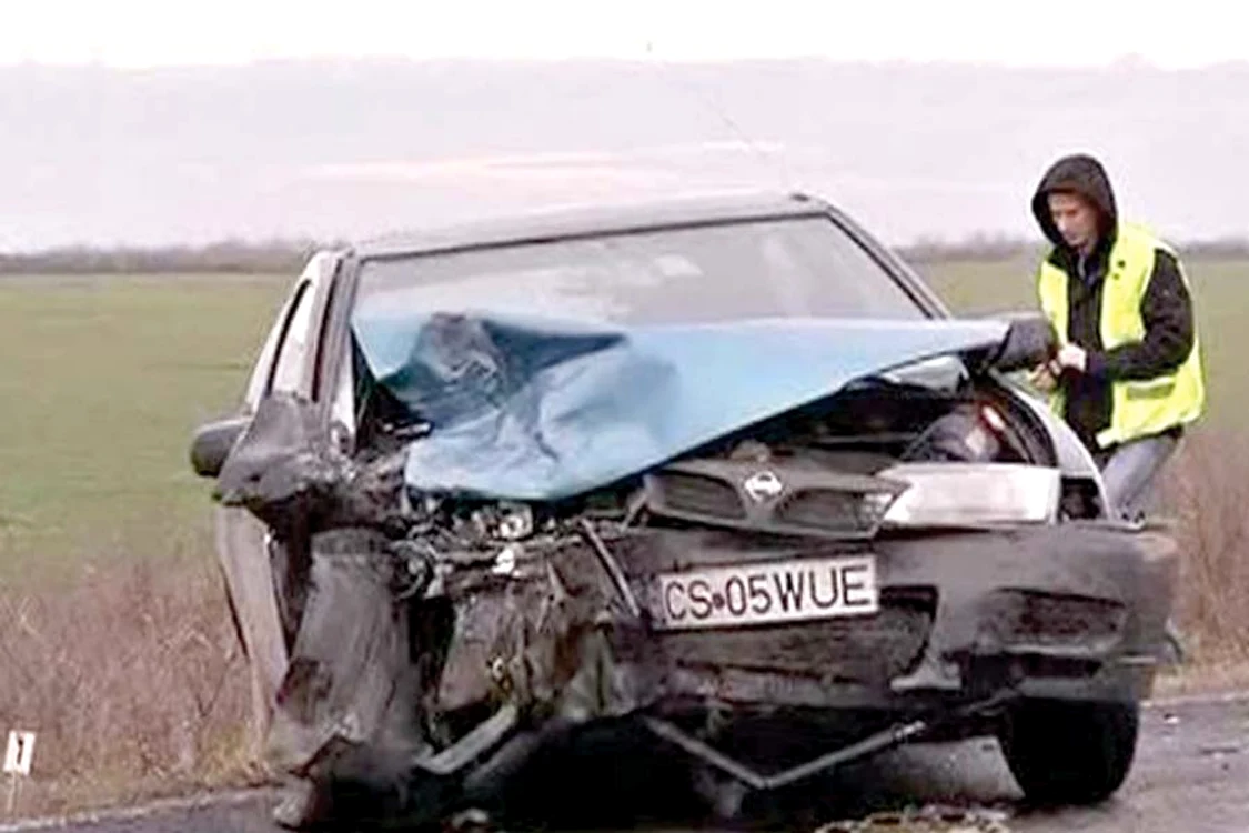 Accidentul a avut  loc pe drumul care  leagă Timişoara de  Vama Moraviţa