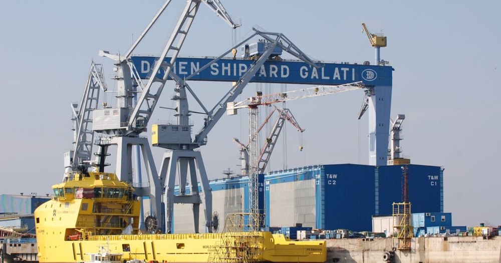Navă-portavion de drone, construită la Damen Galați pentru Marina Portugaliei
