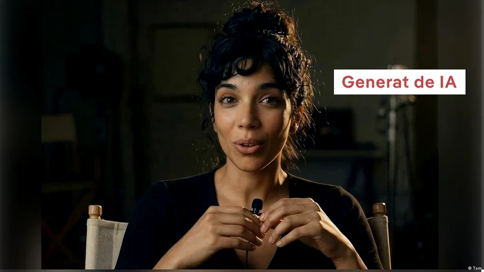 Artista virtuală Lolita Cercel, într-un ”interviu” pentru DW