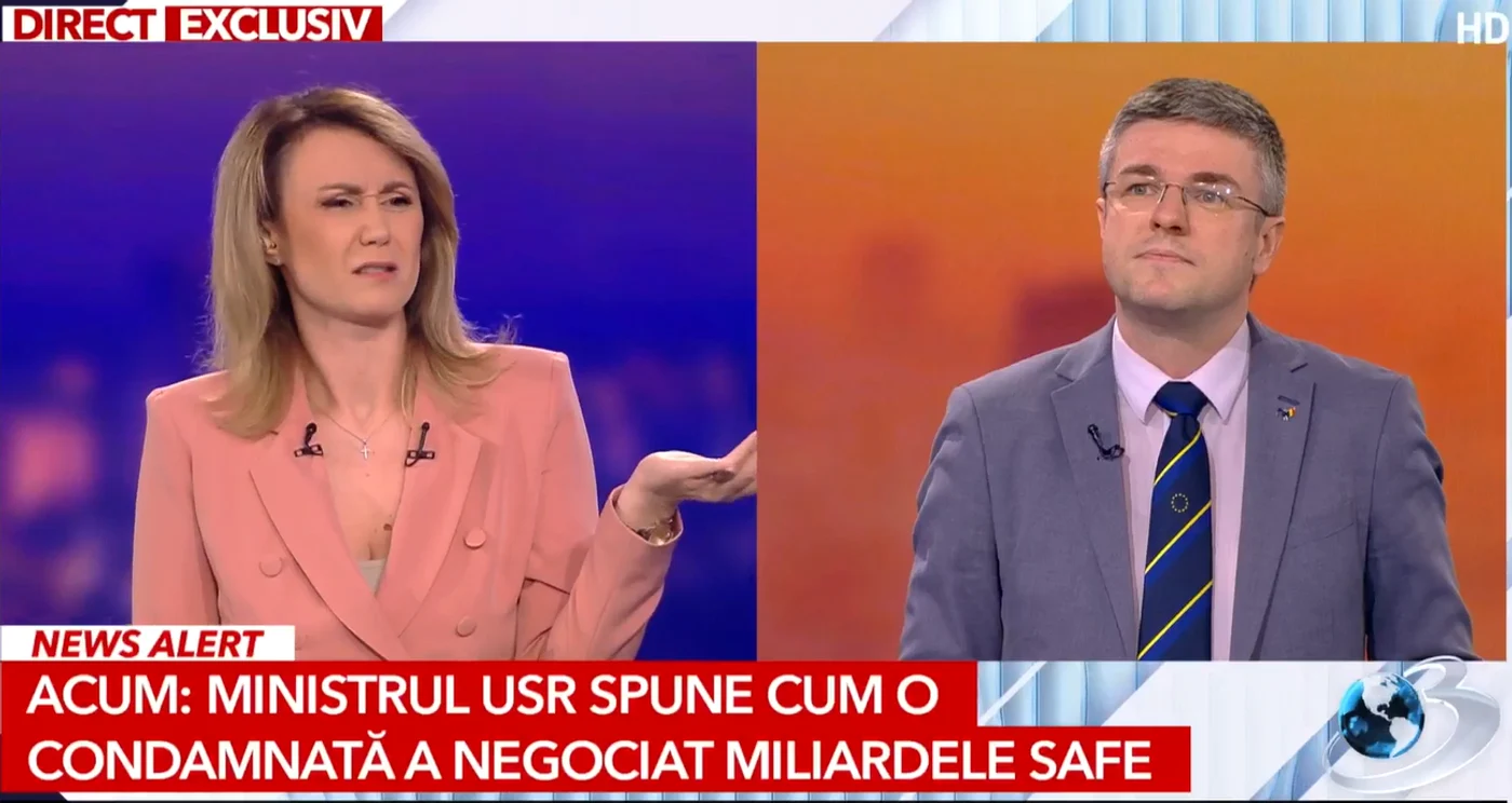 Cătălina Porumbel și Irineu Darău la Antena 3