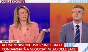Cătălina Porumbel și Irineu Darău, schimb dur de replici FOTO captură video 