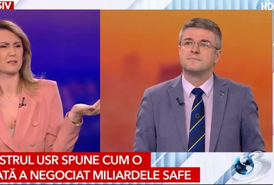 Cătălina Porumbel și Irineu Darău, schimb dur de replici FOTO captură video 