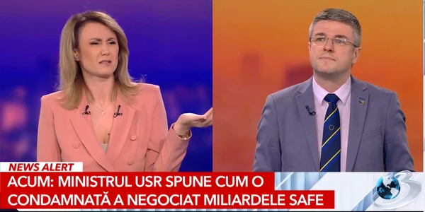 Cătălina Porumbel și Irineu Darău, schimb dur de replici FOTO captură video