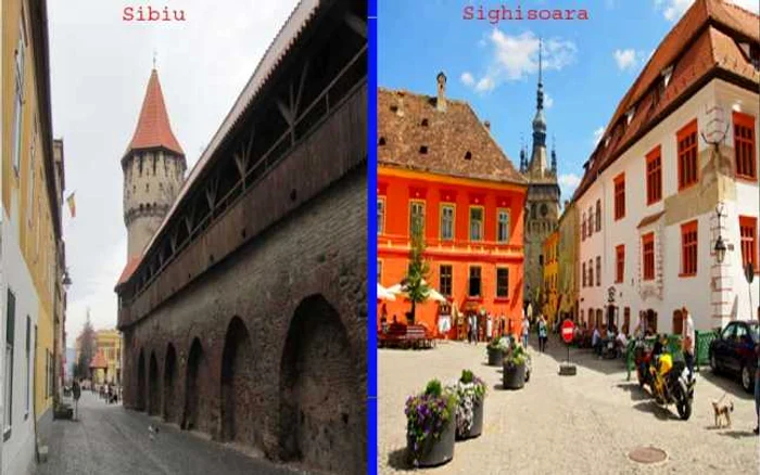 Sibiu şi Sighişoara sunt printre cele mai vechi şi mai frumoase oraşe din ţara noastră