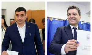 George Simion Nicusor Dan castigatori ai primului tur, 4 mai 2025  Foto Profimedia  Inquam Photostos, jpg