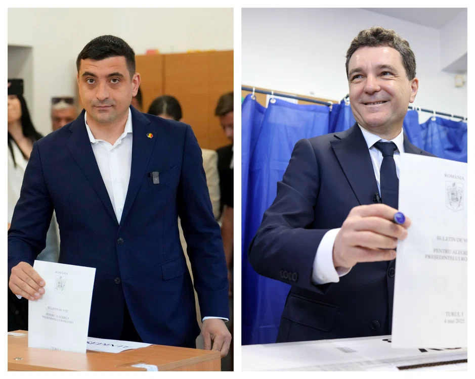 George Simion și Nicușor Dan, calificați în turul II al alegerilor prezidențiale FOTO Profimedia
