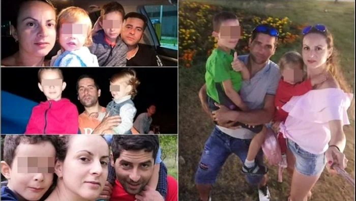 Daniel, românul ucis, alături de soţia sa şi cei doi copii FOTO www.stiridiaspora.ro
